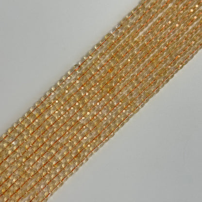 Citrine Square Beads image 4
