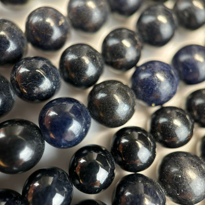 Dark Blue Sapphire AAA Polished   Round Beads image 7