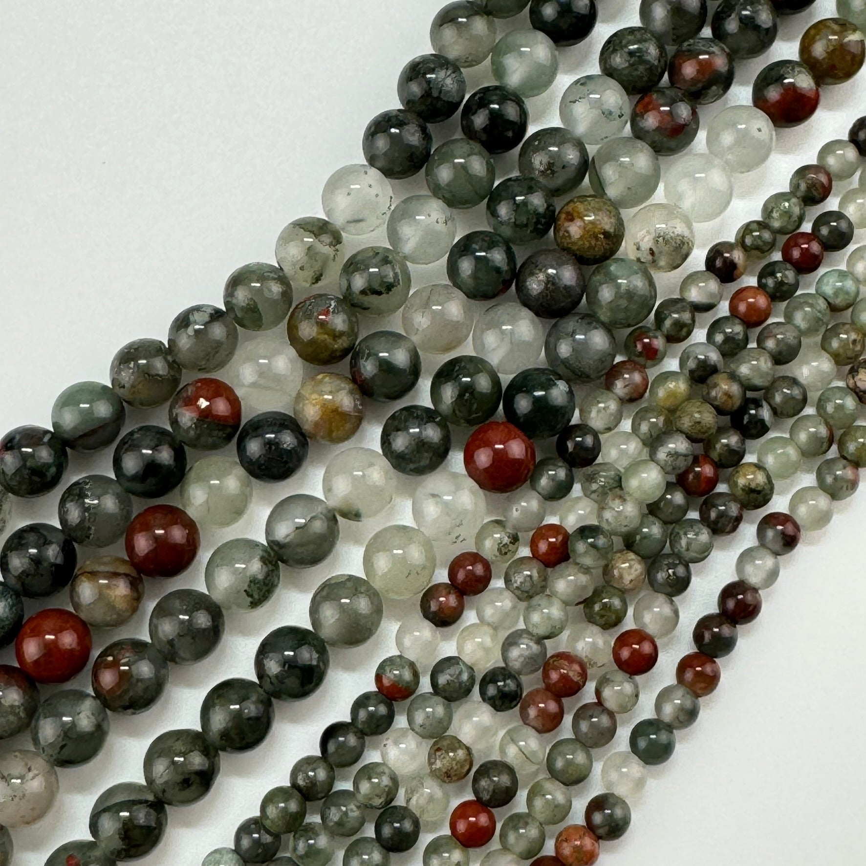 African Bloodstone Polished Round Beads image 5