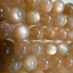 Sunstone & Moonstone Polished  Round Beads image 2