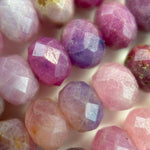 Ruby Faceted Rondelle Beads image 5