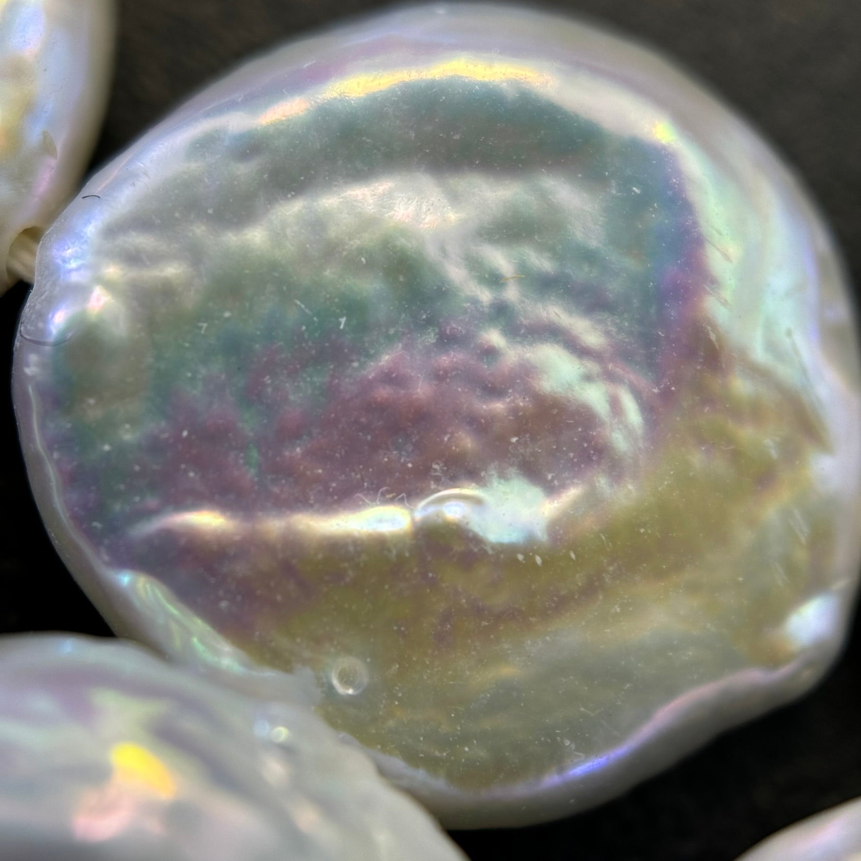 AAA White Coin Pearl  16.5x6mm image 2