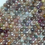 Ruby Sapphire Faceted Round Beads image 3