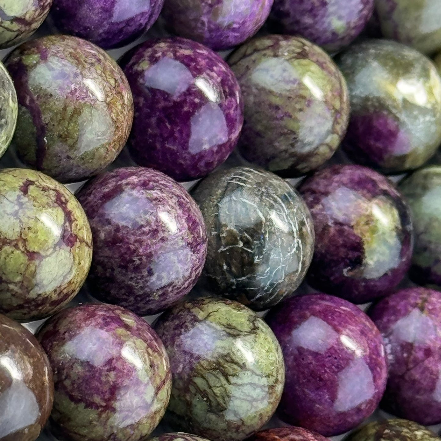 Stichtite Polished Round Beads image 4