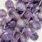 Lepidolite Faceted Pear Shape Beads image 3