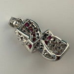 Ruby Sapphire Pendant in 925 Sterling Silver image 3