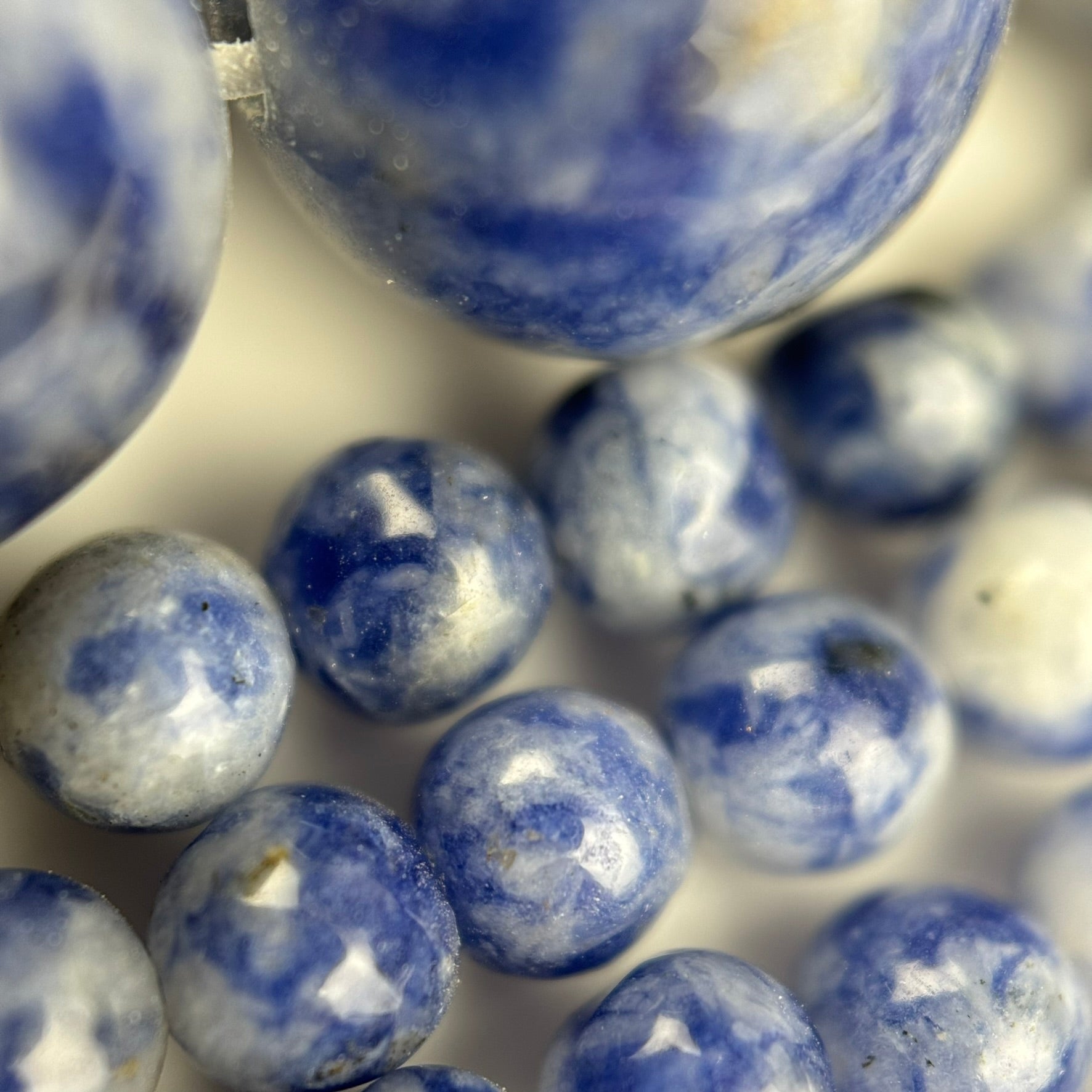 Sodalite Polished Round Beads  (4-12mm) image 5