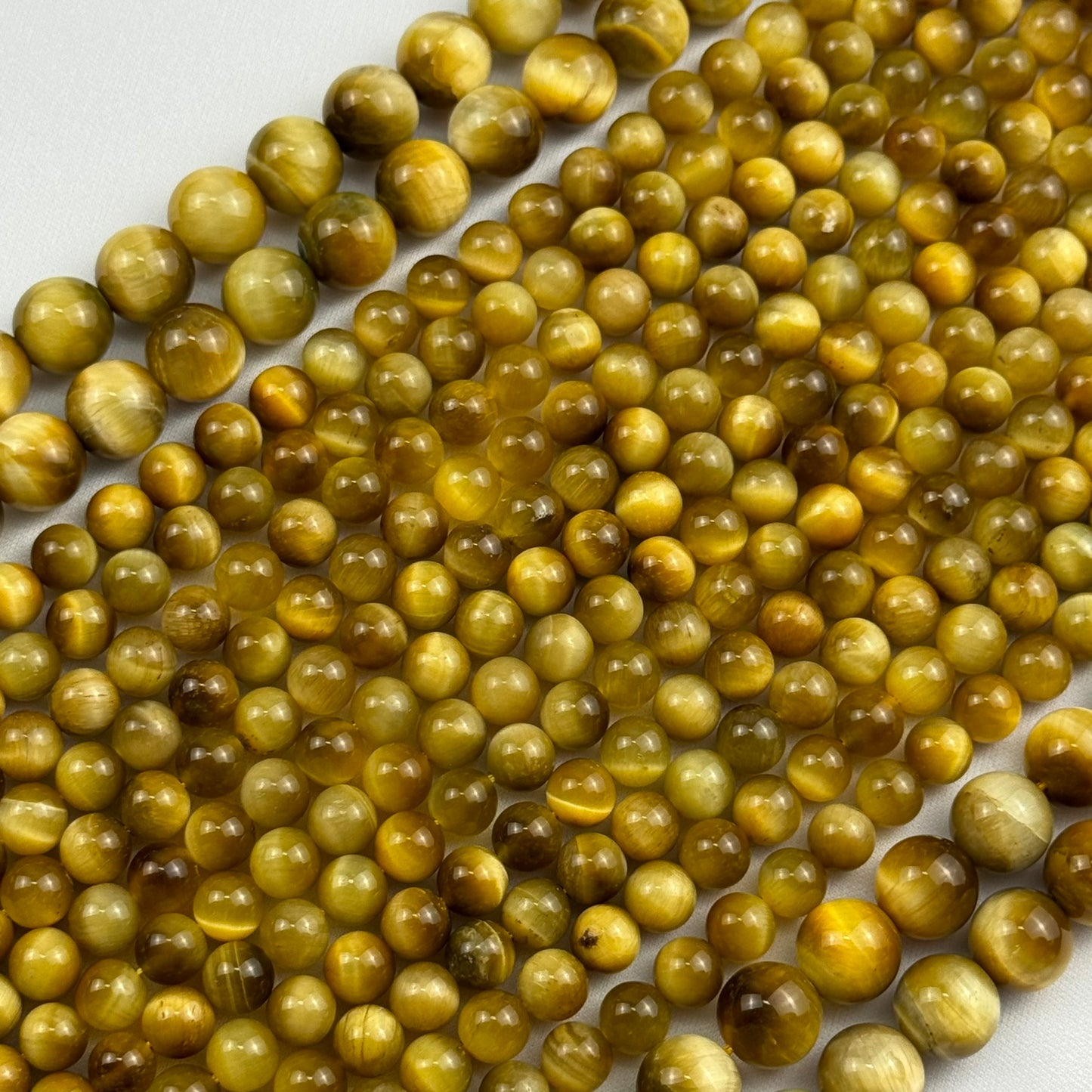 Golden Tiger's Eye Polished Round Beads image 5