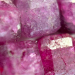 Ruby Glass Filled Square Beads image 7