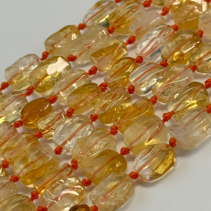 Citrine Freeform Beads image 0