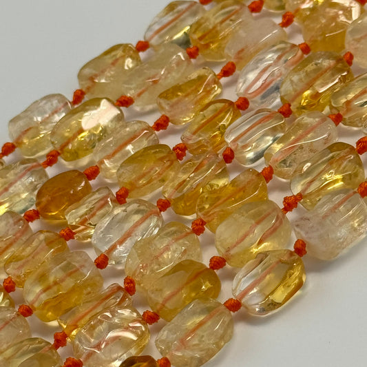Citrine Freeform Beads image 0