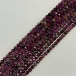 Ruby Faceted Round Beads image 8