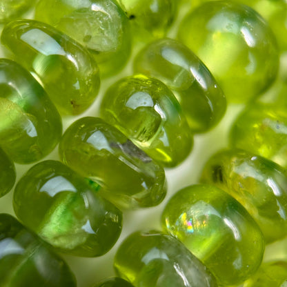Peridot AA Rondelle Polished Beads image 7