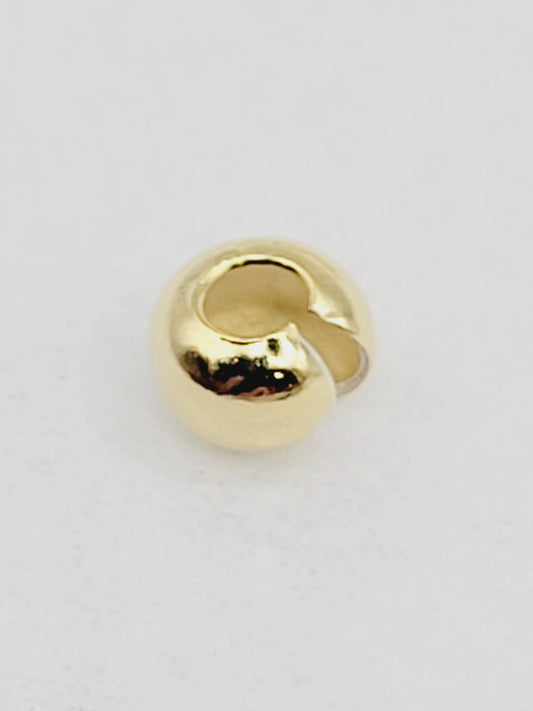 Crimp Covers | 925 Sterling Silver | Available in 3 colours image 0