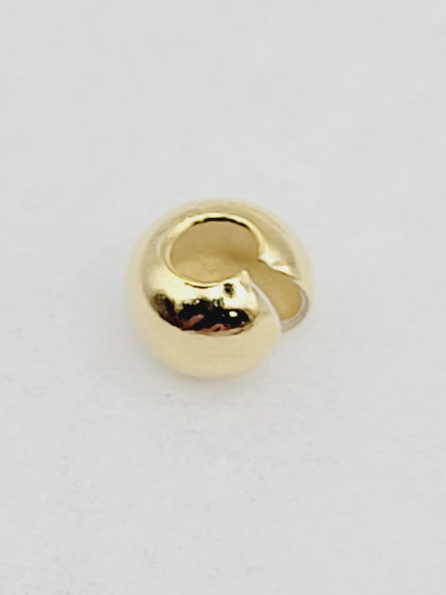 Crimp Covers | 925 Sterling Silver | Available in 3 colours image 0