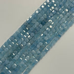 Aquamarine Square Gemstone Beads image 5