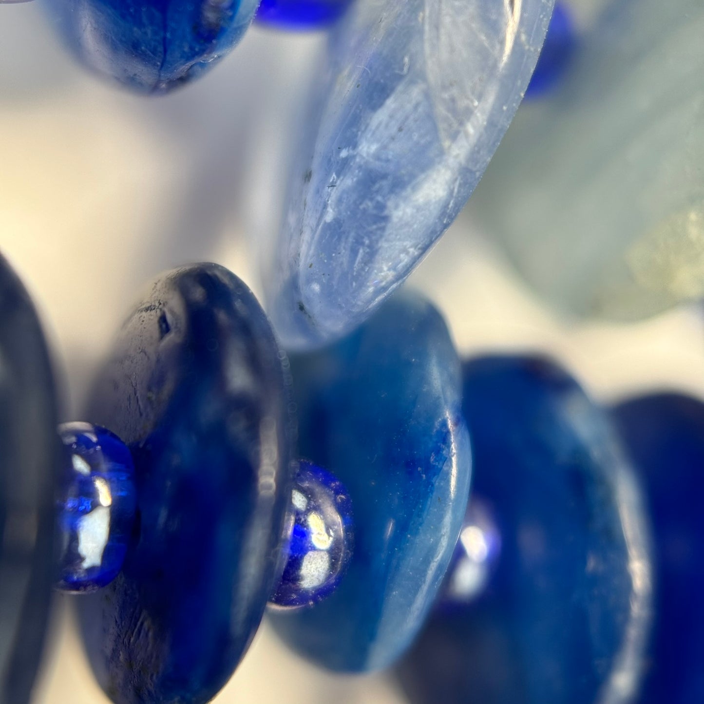 Dyed Kyanite Polished Blade Beads image 8