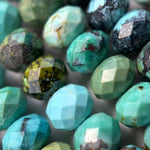 Turquoise Faceted Rondelle Beads (AA Quality) image 4