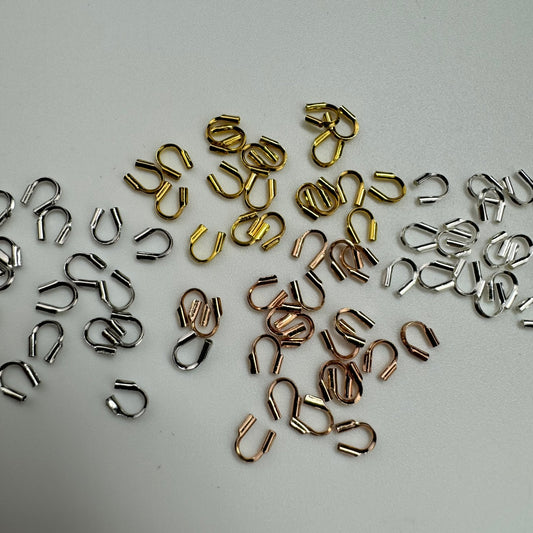 925 Sterling Silver Wire Guards - Various Colors - (5/pkg) image 0