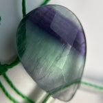 Rainbow Fluorite Faceted Pear Shape Beads image 3