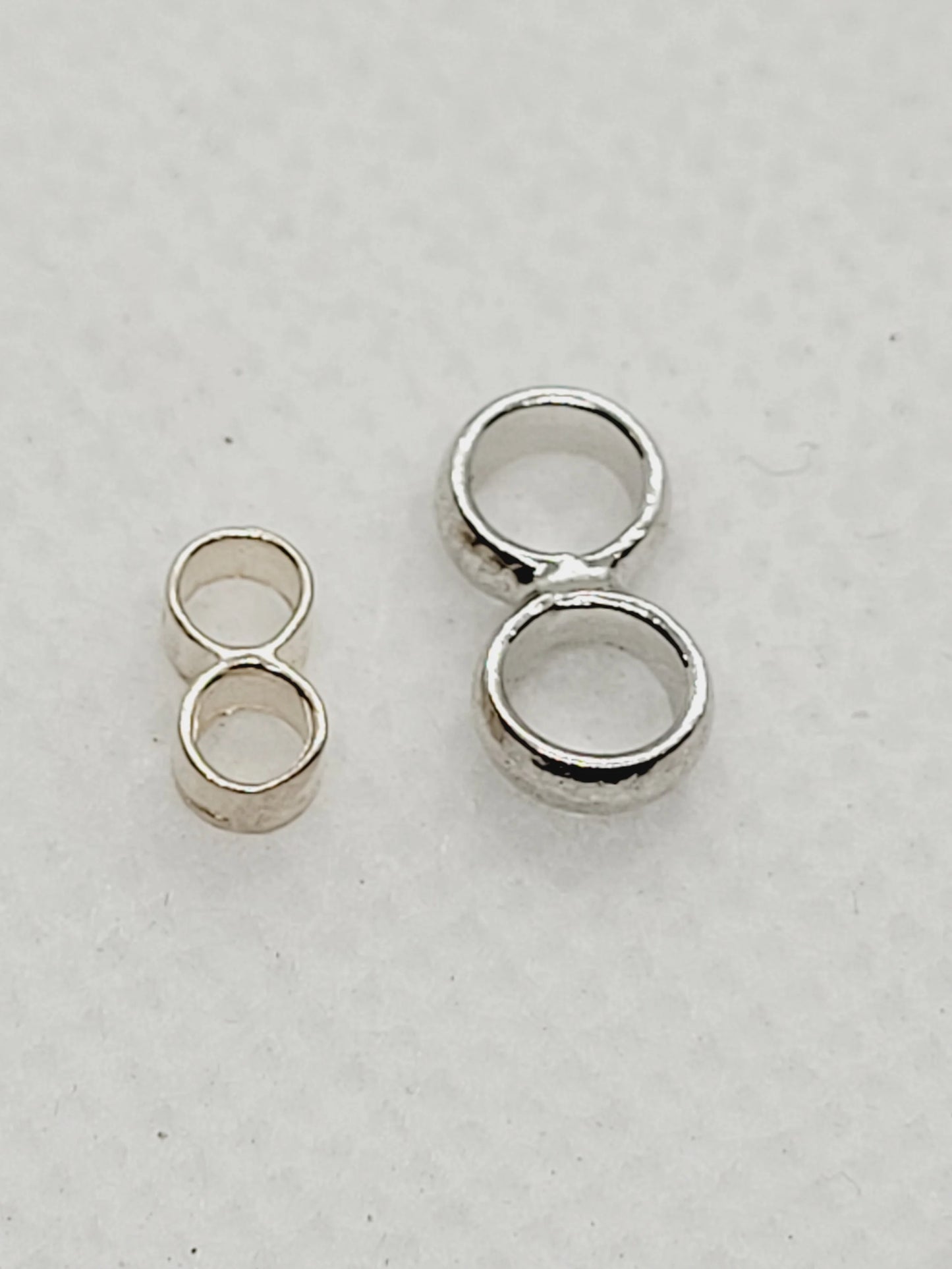Figure 8 Jump Rings | 925 Sterling Silver (pack of 10) image 2