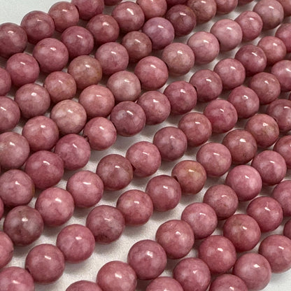Rhodonite AA Polished Round Beads image 9