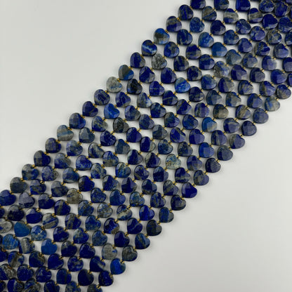 Lapis Lazuli Faceted Heart Shape Beads image 4