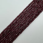 Rhodolite Grape Garnet Faceted Round Beads (15 ÃƒÆ’Ã†â€™ÃƒÂ¢Ã¢â€šÂ¬Ã…Â¡ÃƒÆ’Ã¢â‚¬Å¡Ãƒâ€šÃ‚Â¾ inches = 40 cm) image 1