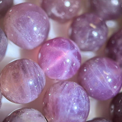 Natural Ruby A Polished Round Beads image 7