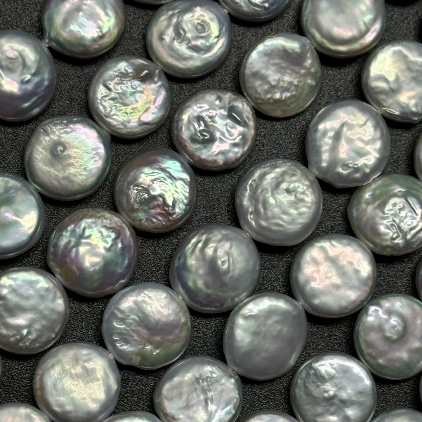 AAA Silver Coin Pearl  12x4mm image 3