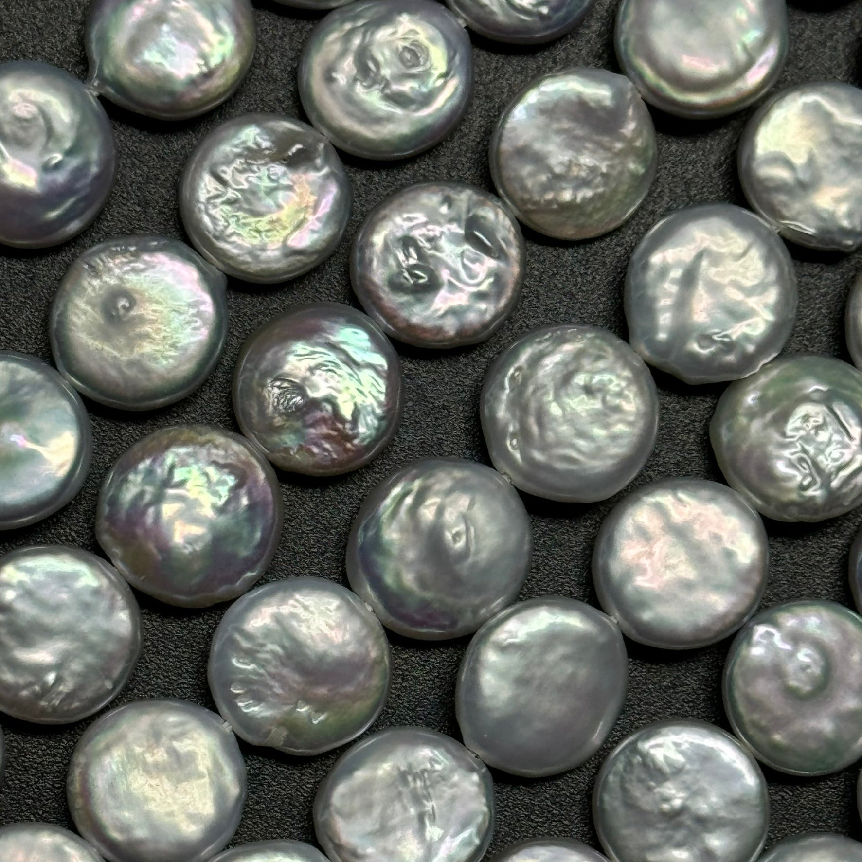AAA Silver Coin Pearl  12x4mm image 3