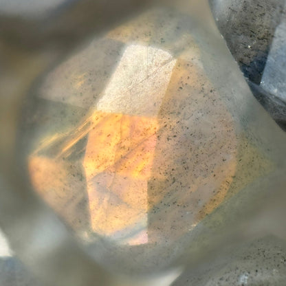 Labradorite AA Square Faceted Polished Beads (6-8 mm) image 3
