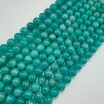 Peruvian Amazonite AAA Polished Round Gemstone Beads image 3