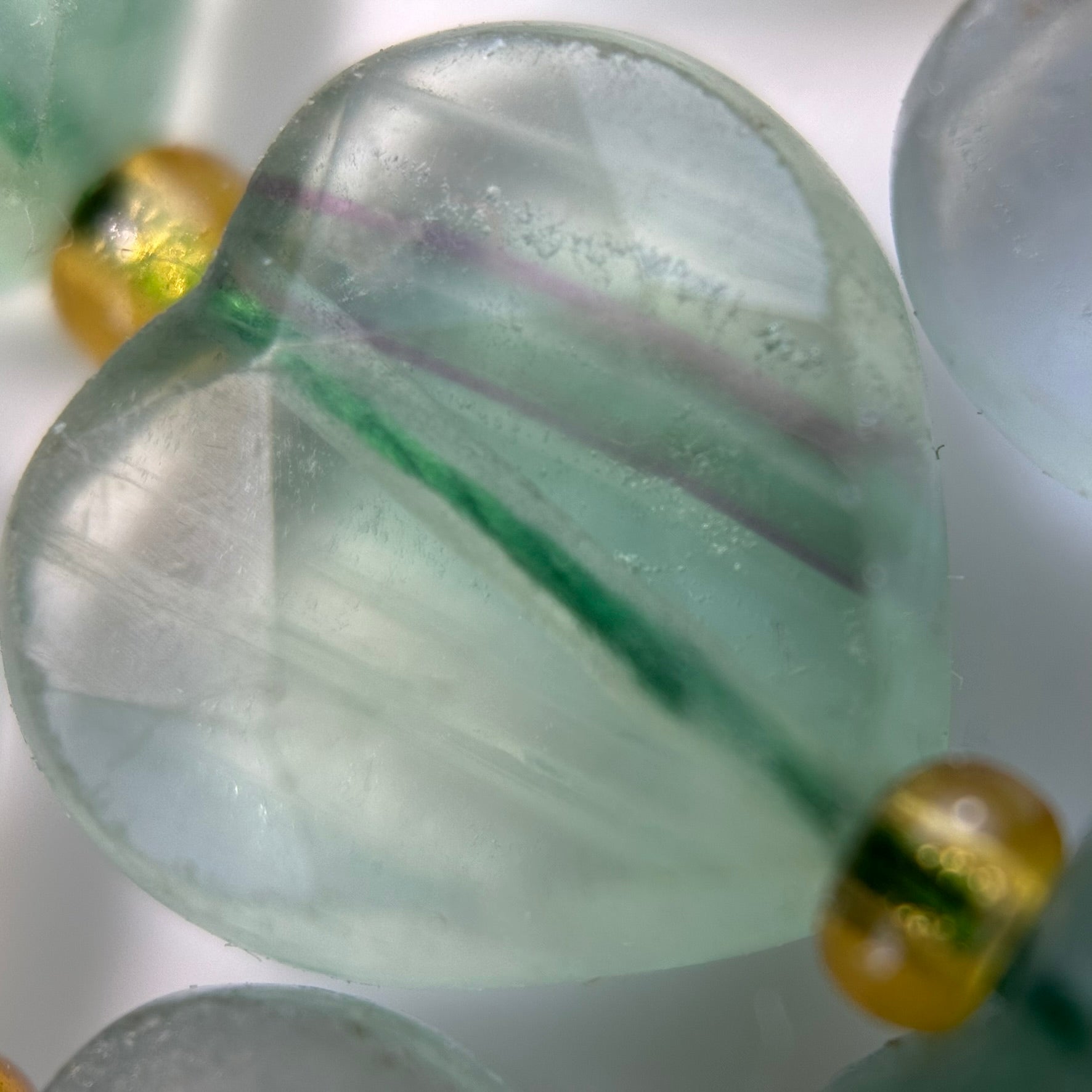 Green Fluorite Faceted Heart 12ÃƒÆ’Ã†â€™Ãƒâ€ Ã¢â‚¬â„¢ÃƒÆ’Ã‚Â¢ÃƒÂ¢Ã¢â‚¬Å¡Ã‚Â¬ÃƒÂ¢Ã¢â€šÂ¬Ã‚Â12 mm Beads image 5