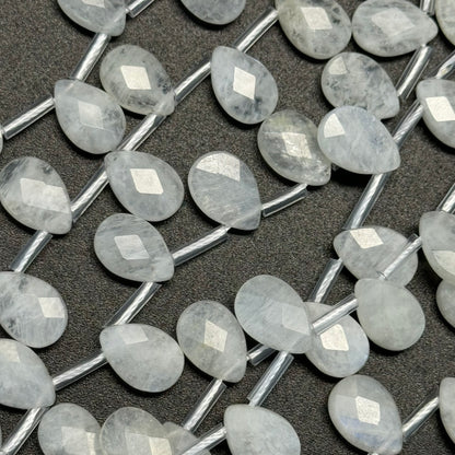 Rainbow Moonstone Faceted Pear Shape Beads image 7