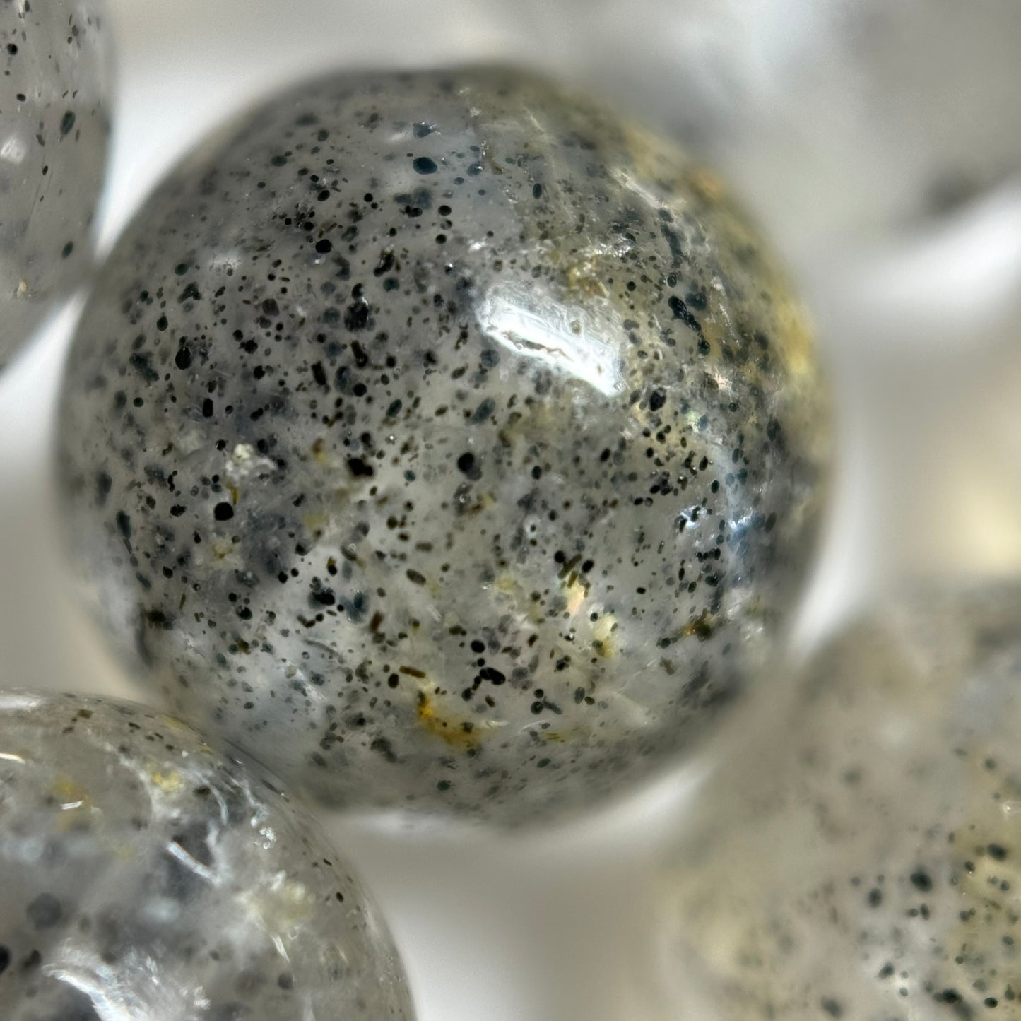Mica Quartz Polished Round Beads image 7