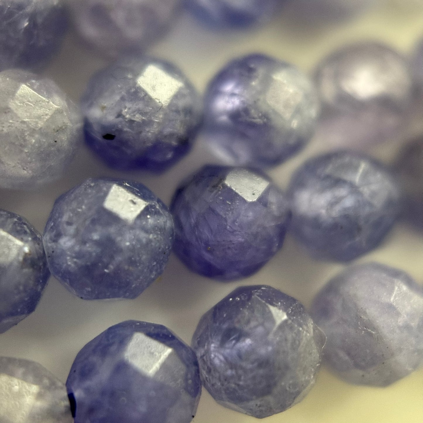Tanzanite Faceted Round Beads (5.5 mm) image 7