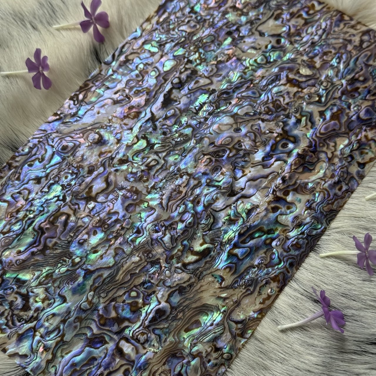 Natural Abalone Shell Inlay Sheet for Jewelry Making & Crafts