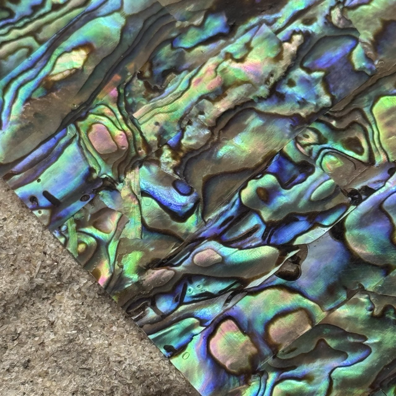 Natural Abalone Shell Inlay Sheet for Jewelry Making & Crafts