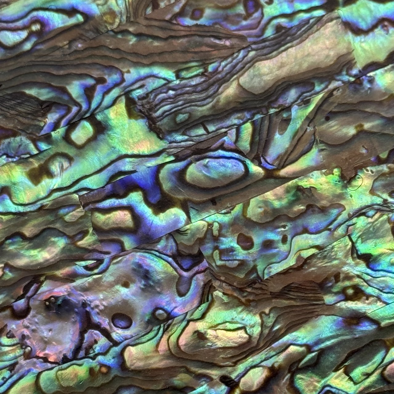 Natural Abalone Shell Inlay Sheet for Jewelry Making & Crafts