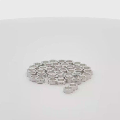 Sterling SIlver Figure 8 Connection (Pack of 4)