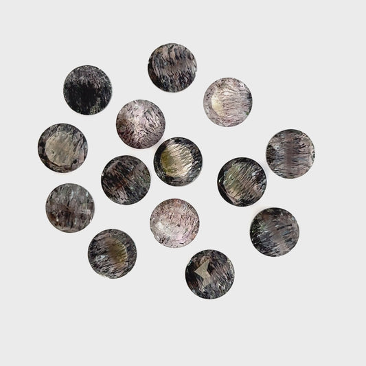 Sacred Seven / Super Seven Faceted Round – Shallow Pavilion Cut