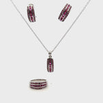 Ruby Jewelry Set