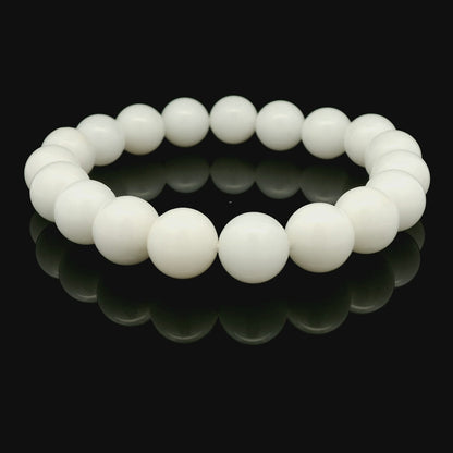 White Opal Bracelet AAA – Natural Gemstone Jewelry