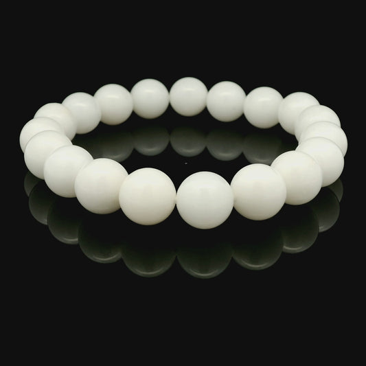 White Opal Bracelet AAA – Natural Gemstone Jewelry