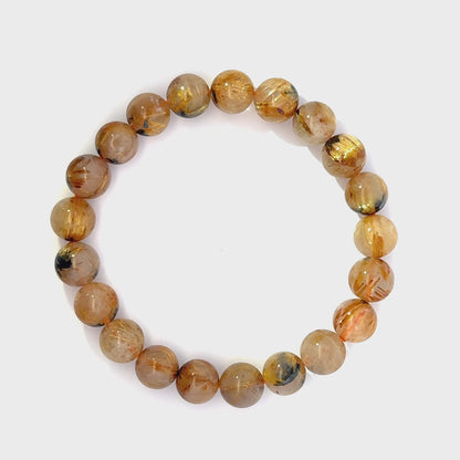 Golden Rutilated Quartz Bracelet – Premium Quality Natural Stone Accessory