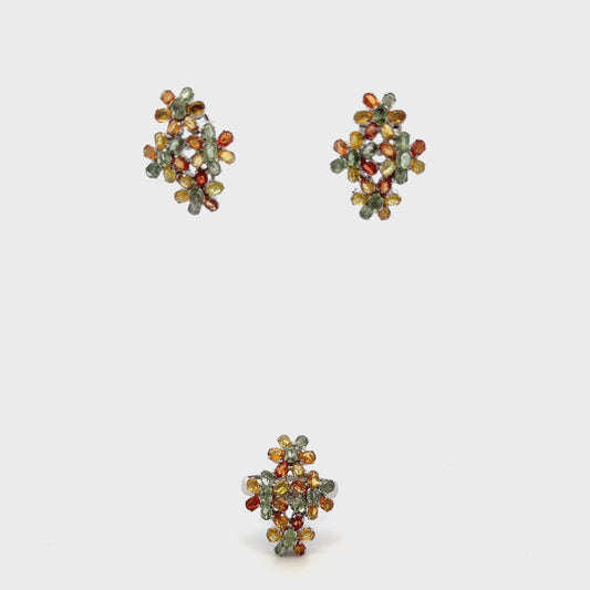 Sapphire Jewelry Set