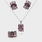 Ruby Jewelry Set