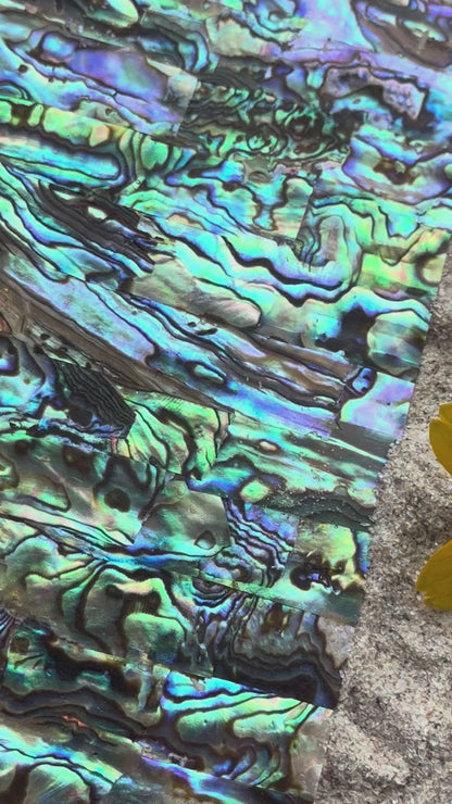Natural Abalone Shell Inlay Sheet for Jewelry Making & Crafts