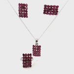 Ruby Jewelry Set